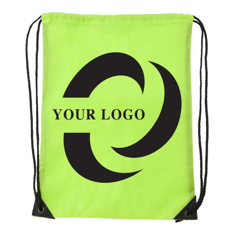 Mochila de poliéster 210D verde lima | sin montaje de publicidad | no disponible | no disponible