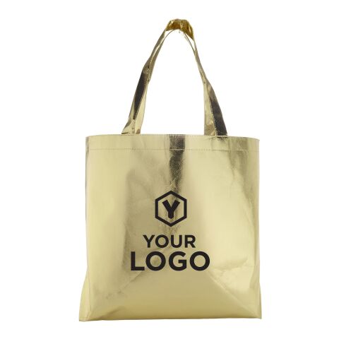 Bolsa de tejido sin tejer laminado oro | sin montaje de publicidad | no disponible | no disponible