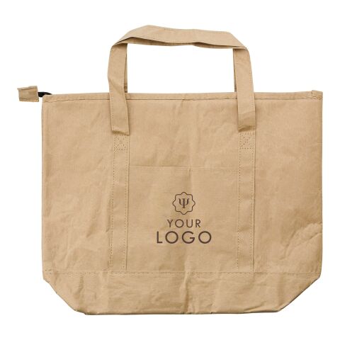 Bolsa-nevera de la compra de papel laminado.