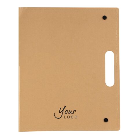Carpeta de cartón con material de escritura. marrón | sin montaje de publicidad | no disponible | no disponible