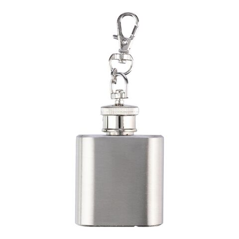 Llavero petaca de acero inox. Julia plata | sin montaje de publicidad | no disponible | no disponible