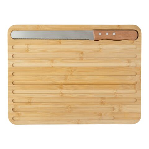 Tabla de cortar y cuchillo de bambú Werner