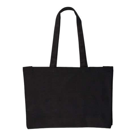 Bolsa con asas de algodón Oeko-Tex® Hugh negro | sin montaje de publicidad | no disponible | no disponible