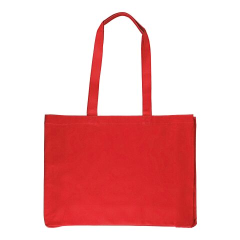 Bolsa con asas de algodón Oeko-Tex® Isaac rojo | sin montaje de publicidad | no disponible | no disponible