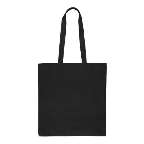Bolsa con asas de algodón Oeko-Tex Kenneth negro | sin montaje de publicidad | no disponible | no disponible
