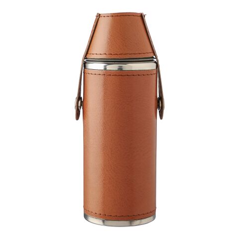 Botella de acero inox. reciclado Brock marrón | sin montaje de publicidad | no disponible | no disponible