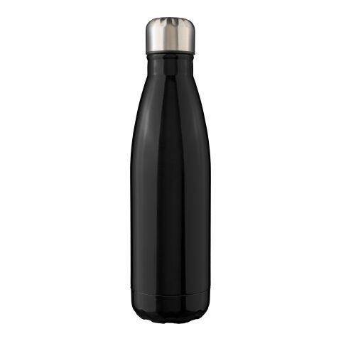 Botella de acero inox. reciclado Cliff negro | sin montaje de publicidad | no disponible | no disponible