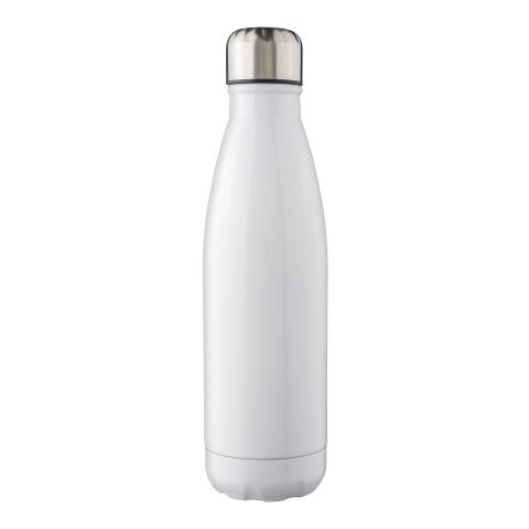 Botella de acero inox. reciclado Cliff blanco | sin montaje de publicidad | no disponible | no disponible