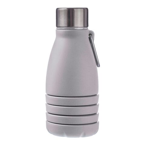 Botella plegable de silicona Erin gris | sin montaje de publicidad | no disponible | no disponible