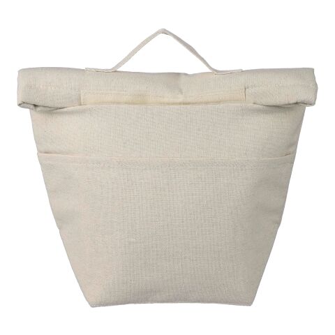 Bolsa nevera enrollable de algodón reciclado Faith beige | sin montaje de publicidad | no disponible | no disponible