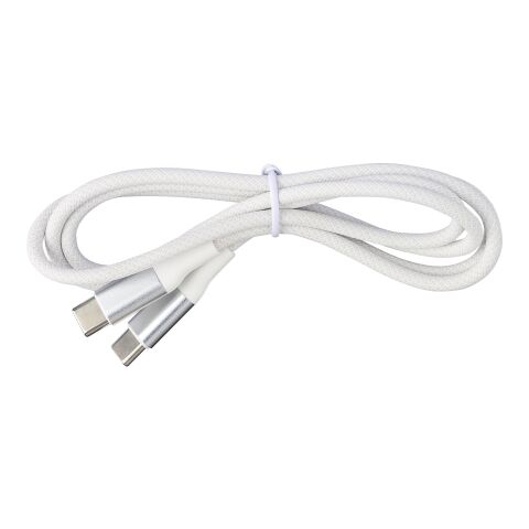 Cable de carga y transferencia 35W de nailon Jacob blanco | sin montaje de publicidad | no disponible | no disponible