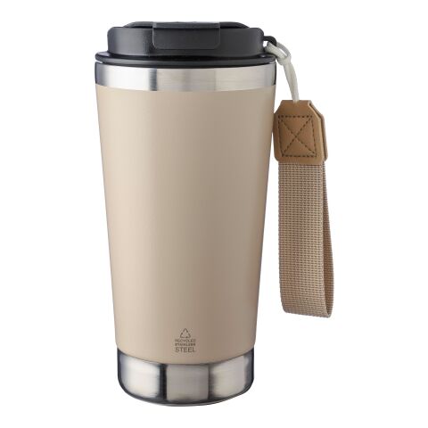 Vaso termo de acero inox. Kayla beige | sin montaje de publicidad | no disponible | no disponible