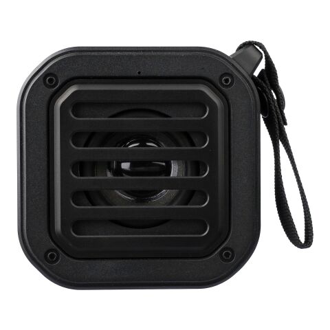 Altavoz de ABS reciclado para exteriores Lois negro | sin montaje de publicidad | no disponible | no disponible