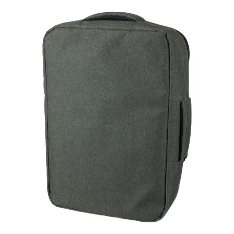 Mochila para pc de poliéster rPET Eulalia gris | sin montaje de publicidad | no disponible | no disponible
