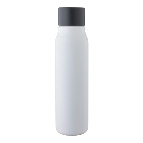 Botella de acero inox. reciclado Cassian blanco | sin montaje de publicidad | no disponible | no disponible