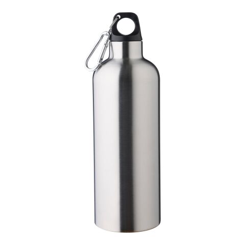 Bidón termo de acero inox. reciclado Lysandra plata | sin montaje de publicidad | no disponible | no disponible