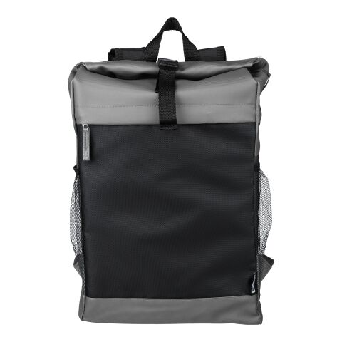 Mochila enrollable de poliéster rPET (600D) Yani gris | sin montaje de publicidad | no disponible | no disponible