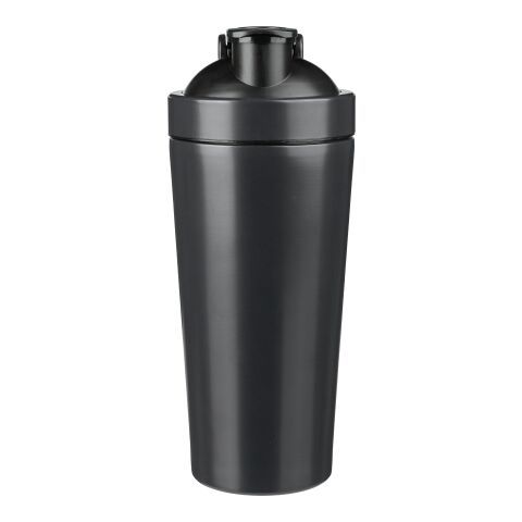 Vaso agitador de acero inox. reciclado (750 ml) Orla negro | sin montaje de publicidad | no disponible | no disponible