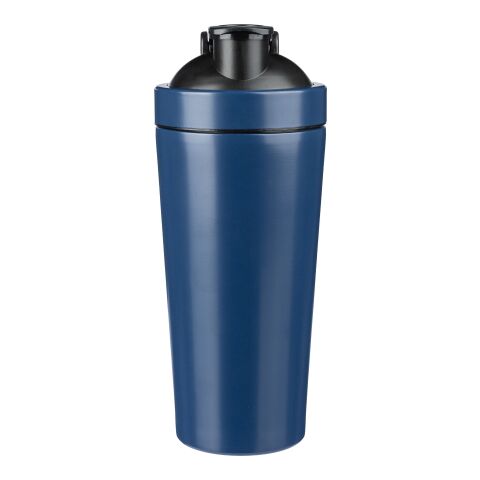 Vaso agitador de acero inox. reciclado (750 ml) Orla azul cobalto | sin montaje de publicidad | no disponible | no disponible