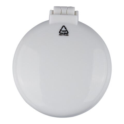 Cepillo y espejito de ABS reciclado Eloi blanco | sin montaje de publicidad