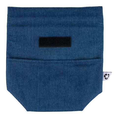 Bolsa nevera enrollable de denim reciclado Mira azul | sin montaje de publicidad