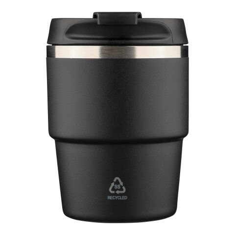 Vaso termo de acero inox. reciclado Oli negro | sin montaje de publicidad | no disponible | no disponible