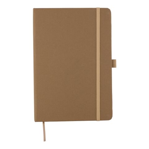 Cuaderno de biorresiduos reciclados y cartón Gertrud marrón | sin montaje de publicidad | no disponible | no disponible