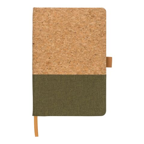 Cuaderno de corcho y algodón Trevor verde | sin montaje de publicidad | no disponible | no disponible
