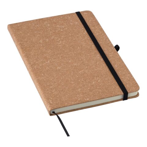 Cuaderno de cuero reciclado Gianna negro | sin montaje de publicidad | no disponible | no disponible