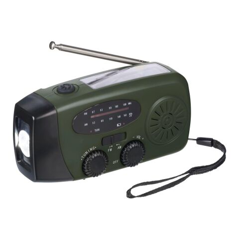 Radio de emergencia Solan | Reciclada verde