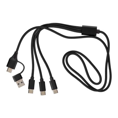 Cable de carga Hexa | 6-en-1 negro
