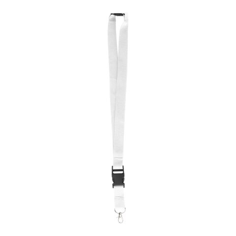 Lanyard fabricado blanco