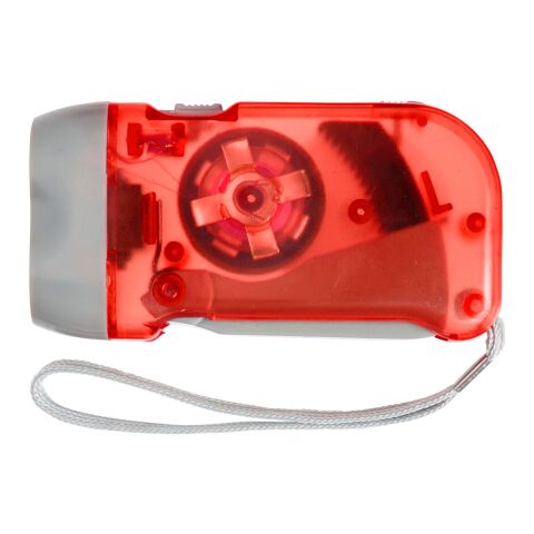 Linterna de plástico rojo