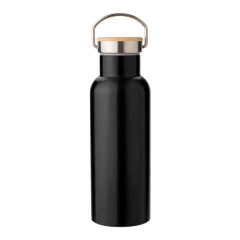 Bidón termo de acero inox. negro