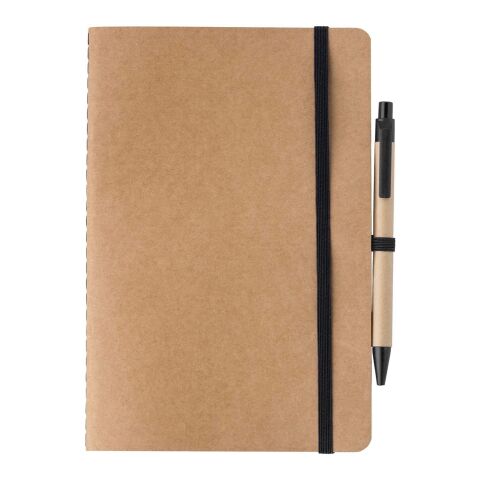 Cuaderno de cartón reciclado Theodore negro