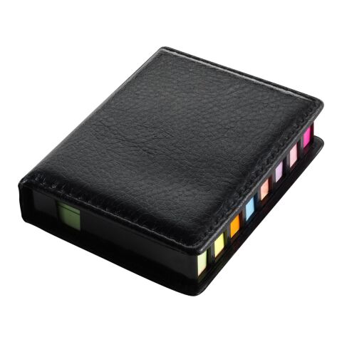 Estuche con memos adhesivos negro | sin montaje de publicidad | no disponible | no disponible