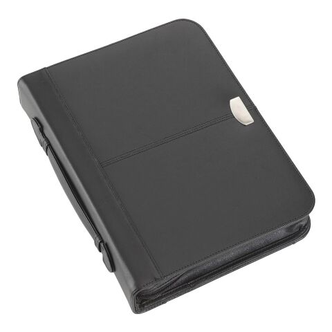 Carpeta A4 de piel regenerada negro | sin montaje de publicidad | no disponible | no disponible