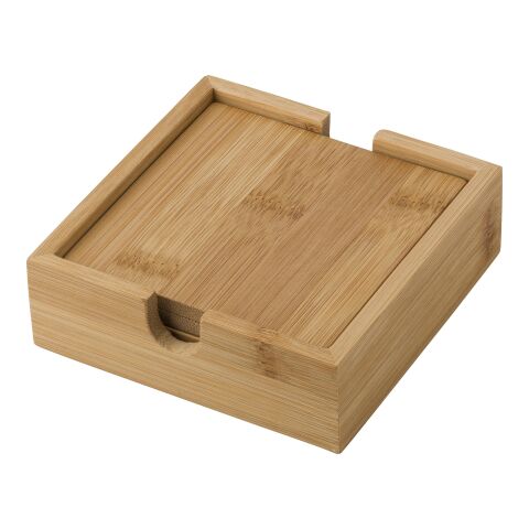 Set de posavasos de bambú 