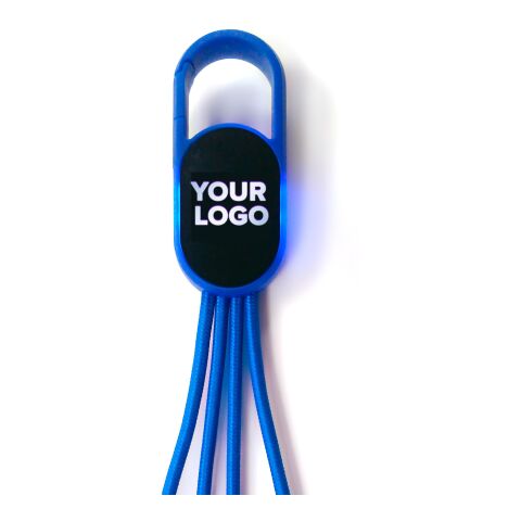 Set de cables de carga 4 en 1 azul | sin montaje de publicidad | no disponible | no disponible