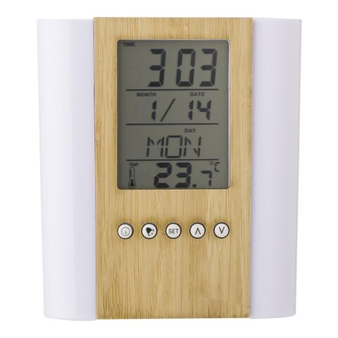 Cubilete de bambú con reloj