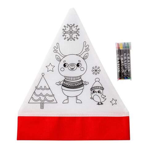 Gorro navideño de nonwoven (80 gr / m²)