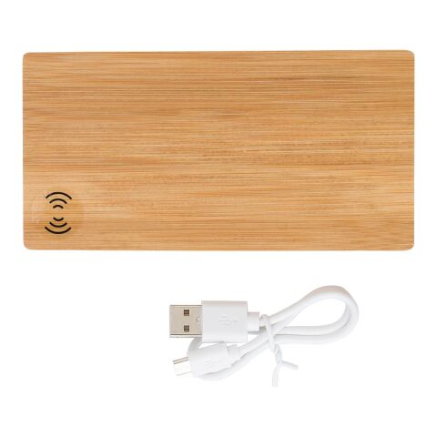 Power Bank de bambú