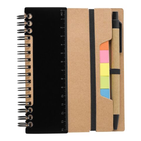 Cuaderno de papel reciclado negro | sin montaje de publicidad | no disponible | no disponible