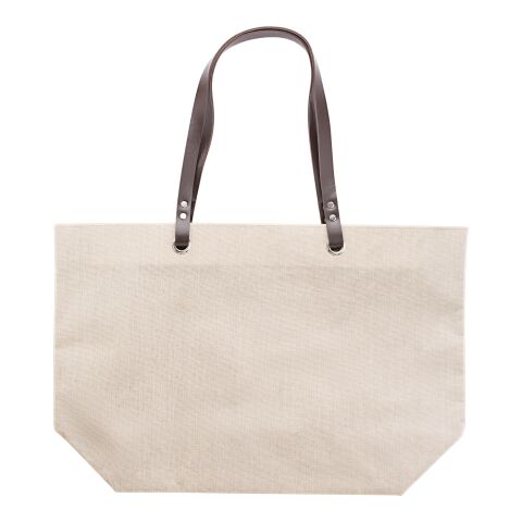Bolsa de lino 260 gr/m² marrón | sin montaje de publicidad | no disponible | no disponible