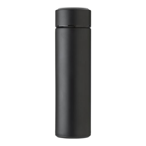 Termo de acero inox. (450 ml) con LED negro | sin montaje de publicidad | no disponible | no disponible