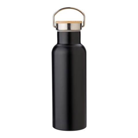 Bidón termo de acero inox. negro | sin montaje de publicidad | no disponible | no disponible