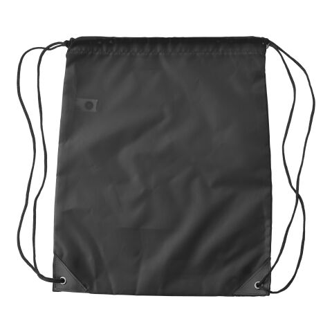 Mochila de poliéster 190T RPET negro | sin montaje de publicidad | no disponible | no disponible