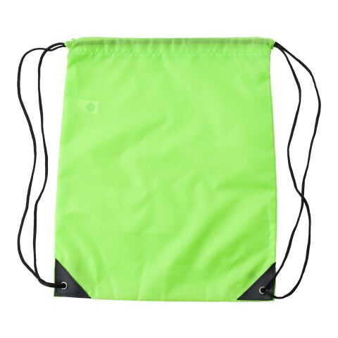 Mochila de poliéster 190T RPET verde lima | sin montaje de publicidad | no disponible | no disponible