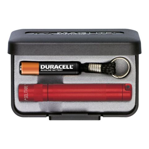Linterna de aluminio Maglite Solitaire rojo | sin montaje de publicidad | no disponible | no disponible