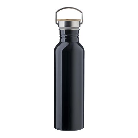Botella de acero inoxidable Poppy negro | sin montaje de publicidad | no disponible | no disponible | no disponible